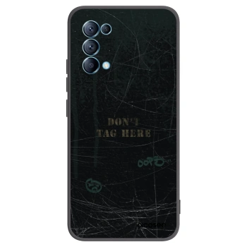 Picasee silikónový čierny obal pre OPPO Reno 5 5G - DON´T TAG