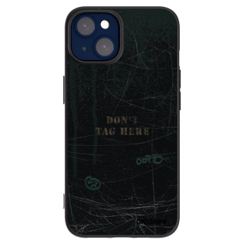 Picasee silikónový čierny obal pre Apple iPhone 14 - DON´T TAG