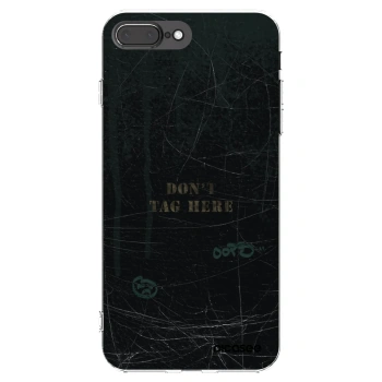 Picasee silikónový prehľadný obal pre Apple iPhone 8 Plus - DON´T TAG