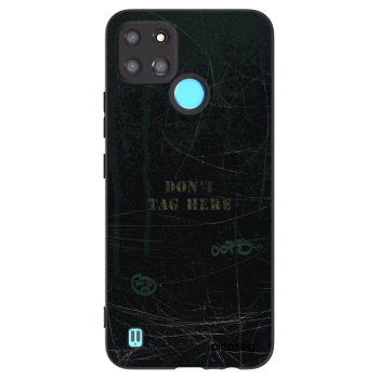 Picasee silikónový čierny obal pre Realme C21Y - DON´T TAG