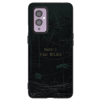 Picasee silikónový čierny obal pre OnePlus 9 - DON´T TAG