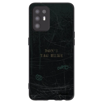 Picasee silikónový čierny obal pre OPPO A94 5G - DON´T TAG