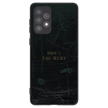 Picasee silikónový čierny obal pre Samsung Galaxy A73 5G - DON´T TAG