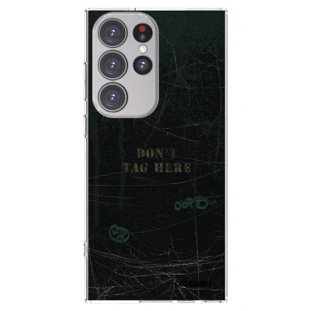 Picasee silikónový prehľadný obal pre Samsung Galaxy S23 Ultra 5G - DON´T TAG