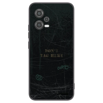 Picasee silikónový čierny obal pre Xiaomi Poco X5 - DON´T TAG