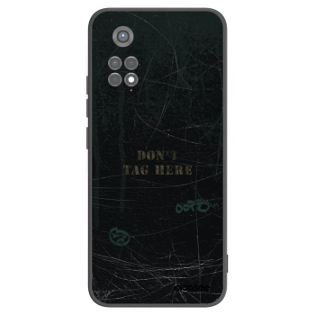 Picasee silikónový čierny obal pre Xiaomi Redmi Note 11S 5G - DON´T TAG
