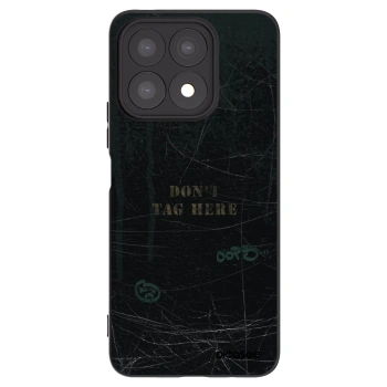 Picasee silikónový čierny obal pre Honor X8a - DON´T TAG