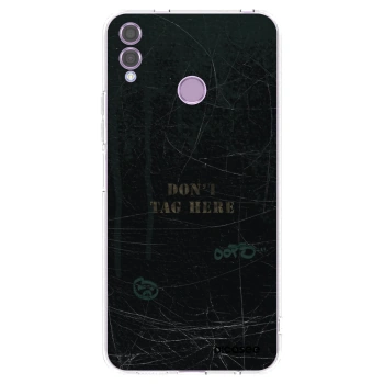 Picasee silikónový prehľadný obal pre Honor 8X - DON´T TAG