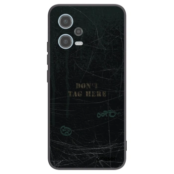 Picasee silikónový čierny obal pre Xiaomi Redmi Note 12 5G - DON´T TAG
