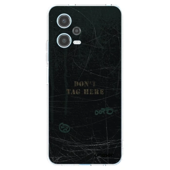 Picasee silikónový prehľadný obal pre Xiaomi Redmi Note 12 5G - DON´T TAG