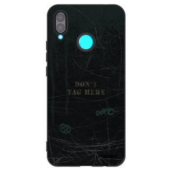 Picasee silikónový čierny obal pre Huawei Nova 3 - DON´T TAG