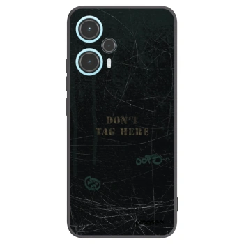 Picasee silikónový čierny obal pre Xiaomi Poco F5 - DON´T TAG