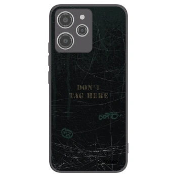 Picasee silikónový čierny obal pre Xiaomi Redmi 12 4G - DON´T TAG
