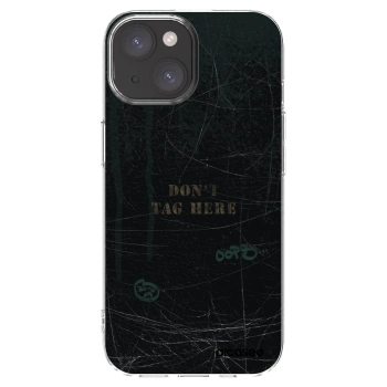 Picasee silikónový prehľadný obal pre Apple iPhone 15 - DON´T TAG