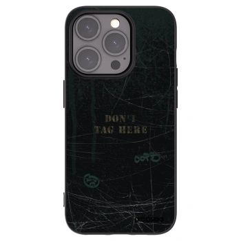 Picasee silikónový čierny obal pre Apple iPhone 15 Pro - DON´T TAG