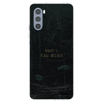 Picasee silikónový prehľadný obal pre Motorola Moto G62 - DON´T TAG