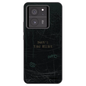 Picasee silikónový čierny obal pre Xiaomi 13T - DON´T TAG