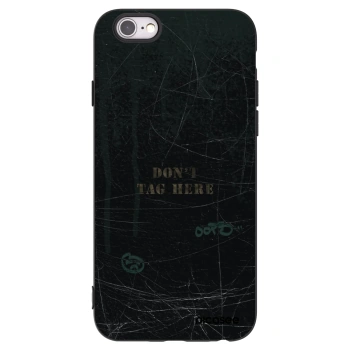 Picasee silikónový čierny obal pre Apple iPhone 6/6S - DON´T TAG