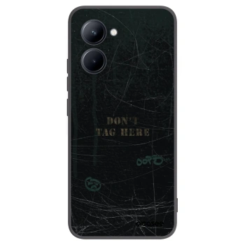 Picasee silikónový čierny obal pre Realme C33 (2023) - DON´T TAG