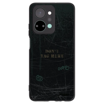 Picasee silikónový čierny obal pre Honor X7a - DON´T TAG
