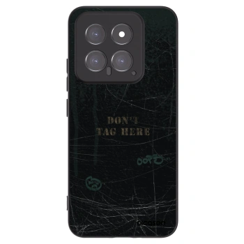 Picasee silikónový čierny obal pre Xiaomi 14 - DON´T TAG