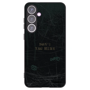Picasee silikónový čierny obal pre Samsung Galaxy S24+ S926B 5G - DON´T TAG