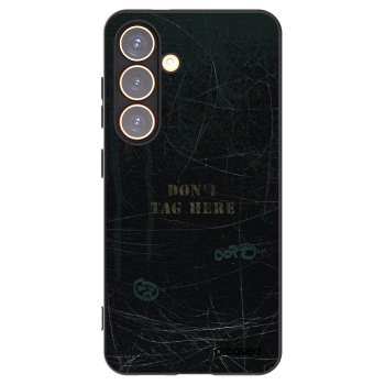 Picasee silikónový čierny obal pre Samsung Galaxy S24 S921B 5G - DON´T TAG