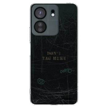 Picasee silikónový prehľadný obal pre Xiaomi Redmi 13C 4G - DON´T TAG