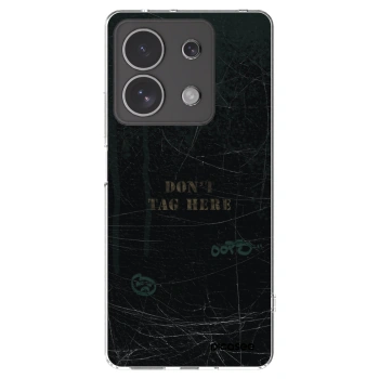 Picasee silikónový prehľadný obal pre Xiaomi Redmi Note 13 4G - DON´T TAG