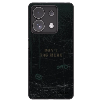 Picasee silikónový čierny obal pre Xiaomi Redmi Note 13 Pro 4G - DON´T TAG