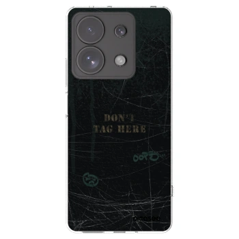 Picasee silikónový prehľadný obal pre Xiaomi Redmi Note 13 Pro 4G - DON´T TAG