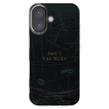 Picasee silikónový prehľadný obal pre Apple iPhone 16 - DON´T TAG