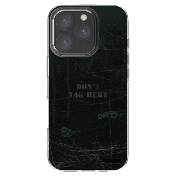 Picasee silikónový prehľadný obal pre Apple iPhone 16 Pro - DON´T TAG