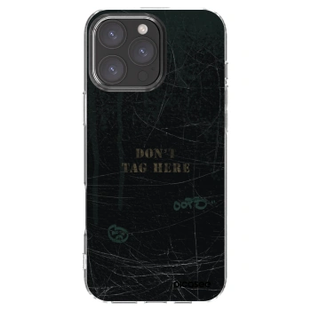 Picasee silikónový prehľadný obal pre Apple iPhone 16 Pro Max - DON´T TAG