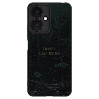 Picasee silikónový čierny obal pre Xiaomi Redmi 13C 5G - DON´T TAG