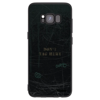 Picasee silikónový čierny obal pre Samsung Galaxy S8 G950F - DON´T TAG