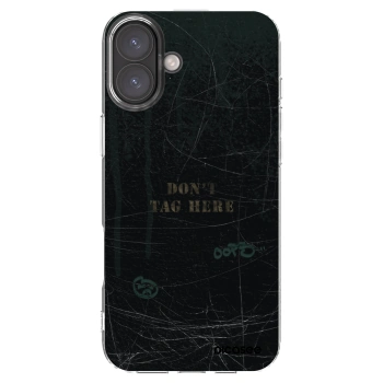 Picasee silikónový prehľadný obal pre Apple iPhone 16 Plus - DON´T TAG
