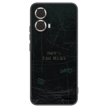 Picasee silikónový čierny obal pre Motorola Moto G85 - DON´T TAG