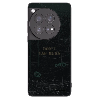 Picasee silikónový čierny obal pre OnePlus 12 5G - DON´T TAG