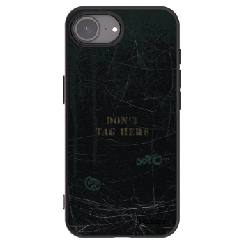 Picasee silikónový čierny obal pre Apple iPhone 16e - DON´T TAG