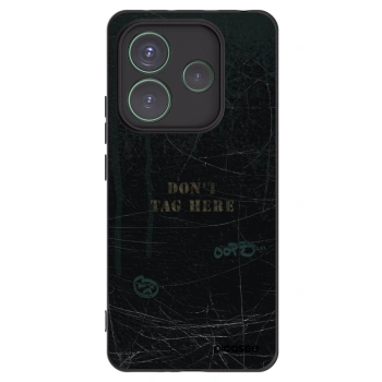 Picasee silikónový čierny obal pre Xiaomi Redmi Note 14 5G - DON´T TAG
