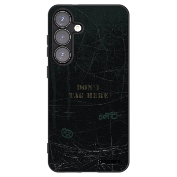 Picasee silikónový čierny obal pre Samsung Galaxy S25+ 5G - DON´T TAG