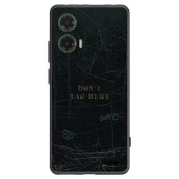Picasee silikónový čierny obal pre Motorola Moto G35 5G - DON´T TAG