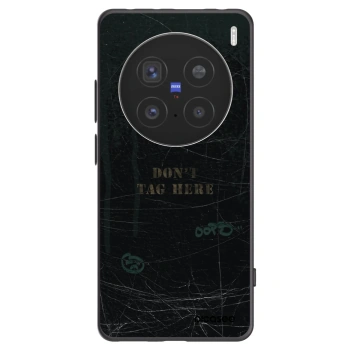Picasee silikónový čierny obal pre Vivo X200 Pro - DON´T TAG