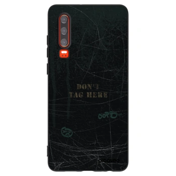 Picasee silikónový čierny obal pre Huawei P30 - DON´T TAG