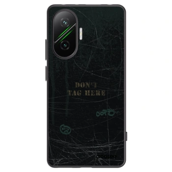 Picasee silikónový čierny obal pre Xiaomi Poco F7 5G - DON´T TAG