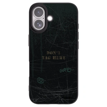 Picasee silikónový čierny obal pre Apple iPhone 17 - DON´T TAG
