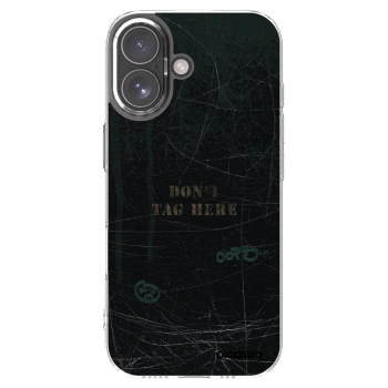 Picasee silikónový prehľadný obal pre Apple iPhone 17 - DON´T TAG