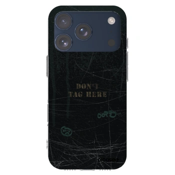 Picasee silikónový prehľadný obal pre Apple iPhone 17 Pro - DON´T TAG