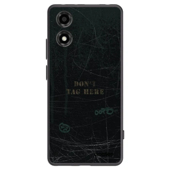 Picasee silikónový čierny obal pre Motorola Moto E14 - DON´T TAG